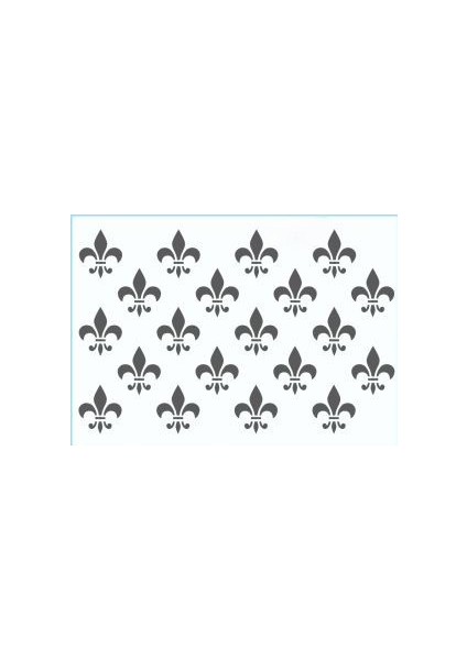 Stencil Sarayi Boyama Şablon Zemin Deseni - 4306