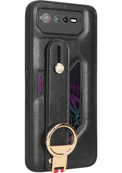 Asus Rog Phone 6 Bileklikli Darbeye Dayanıklı Deri Telefon Kılıfı (Yurt Dışından) modelleri