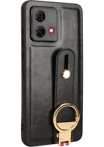 Motorola Moto G84 5g Bileklikli Darbeye Dayanıklı Deri Telefon Kılıfı (Yurt Dışından) fırsatları
