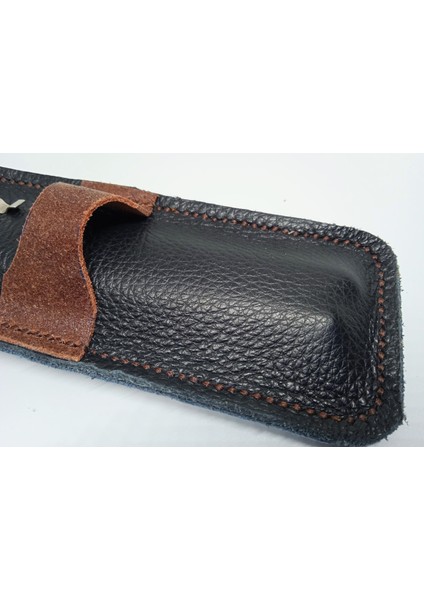 Hakiki Deri El Emeği Özel Kalemleriniz Için Kalemlik Kalem Kutu 27 cm 6 cm 10HA indirimleri