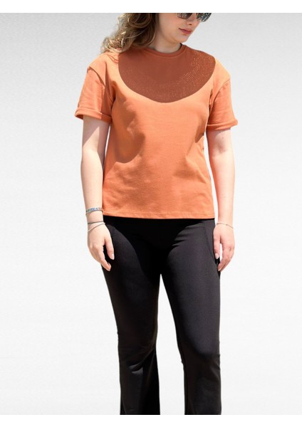 Düz Renk Kadın T-Shirt modelleri