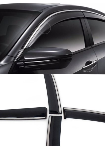 Skoda Superb Krom Cam Rüzgarlığı 2015-2020