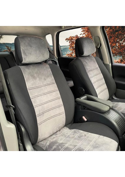 Renault Scenic Araca Özel Oto Koltuk Kılıfı - Tay Tüyü ve Deri modelleri