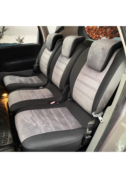 Renault Scenic Araca Özel Oto Koltuk Kılıfı - Tay Tüyü ve Deri fırsatları