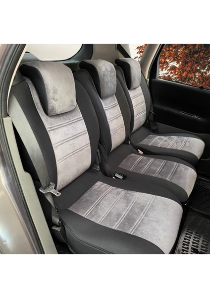 Renault Scenic Araca Özel Oto Koltuk Kılıfı - Tay Tüyü ve Deri indirimleri