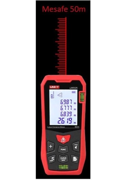 LM50A Lazer Metre - Mesafe Ölçer 50 mt