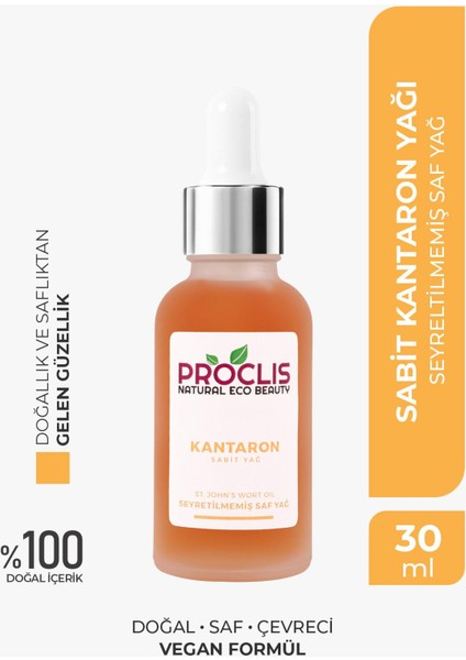 %100 Doğal Sarı Kantaron Yağı 30ML