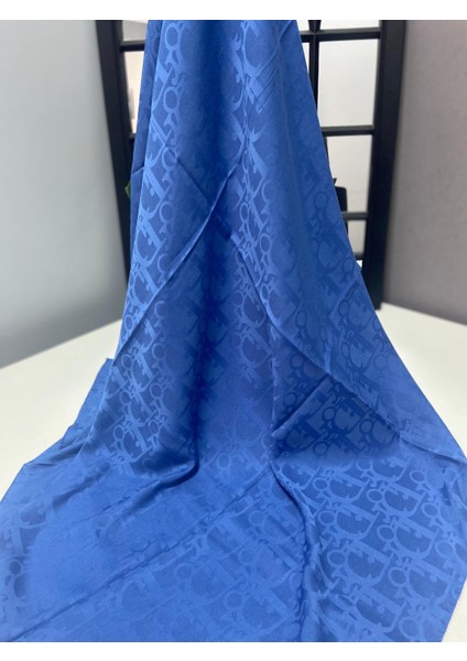 Aminenesil D Desen Soft Pamuk Eşarp Indigo Renk fırsatları