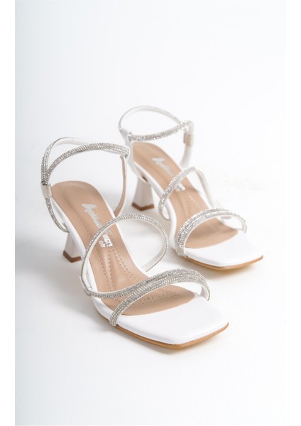 Elit MST1004C Kadın Topuklu Ayakkabı Beyaz modelleri