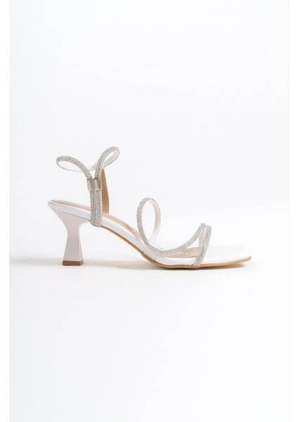 Elit MST1004C Kadın Topuklu Ayakkabı Beyaz fırsatları