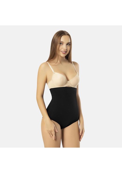 Papatya 0720 Lazer Kesim Yüksek Bel Slip Korse