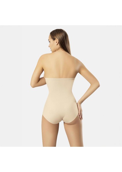 Papatya 0720 Lazer Kesim Yüksek Bel Slip Korse