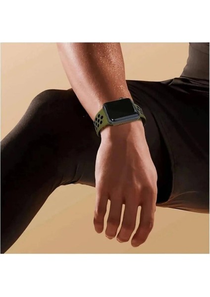 Apple Watch S-M 38 40 41MM Uyumlu Delikli Nike Spor Kordon fiyatları