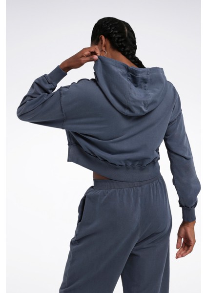 Belında Hoodıe Mavi Kadın Sweatshirt fiyatları