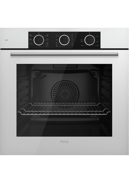 Flowart Basıc Serisi Beyaz Ankastre Set (RS036+ XE62CB + D087 )