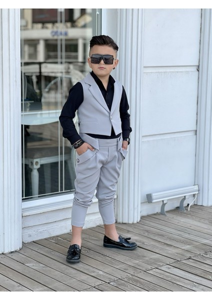 Uğurböceğiçocuk Vildan Yelekli 3'parça Erkek Çocuk Takım fiyatları