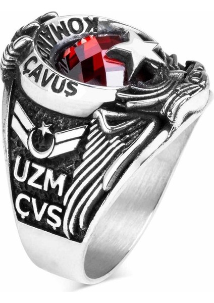 Ay Yıldızlı Komando Uzman Çavuş Yüzüğü modelleri