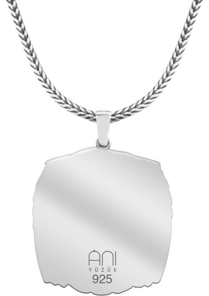 Gümüş Tek Kartal Başlı Ay Yıldızlı Jandarma Kolyesi fiyatları