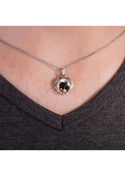 Gümüş Çift Kartal Başlı Jandarma Kolyesi fiyatları