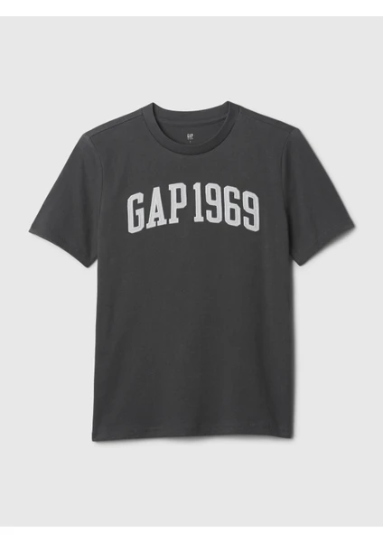 Erkek Çocuk Siyah Gap 1969 Logo T-Shirt