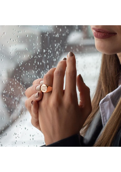 925 Ayar Gümüş Minimalist Tasarım Yüzük Kişiye Özel Kazımalı Unisex fiyatları