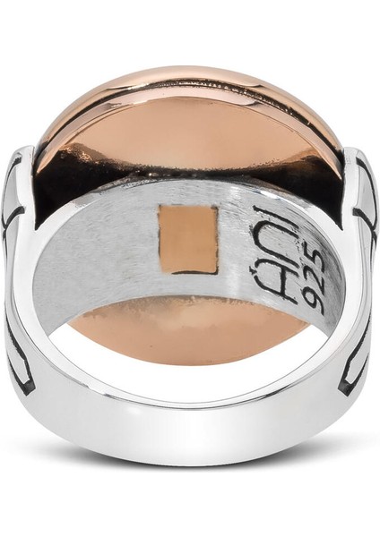 Mührü Süleyman Gümüş Erkek Yüzüğü Mavi Lazerli modelleri