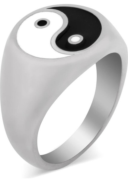 925 Ayar Gümüş Erkek Yin Yang Yüzük