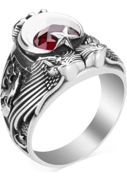 Bozkurt Motifli Komando Yüzüğü modelleri