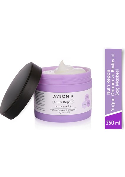 AVEONIX Nutri Repair Yoğun Onarım ve Besleyici Saç Maskesi 250 ml