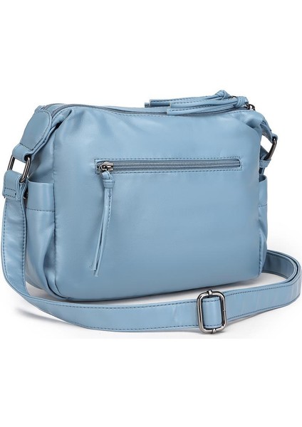 Yıkama Deri Postacı Askılı Soft Kadın Çantası 21-K Barcelona 1875 modelleri