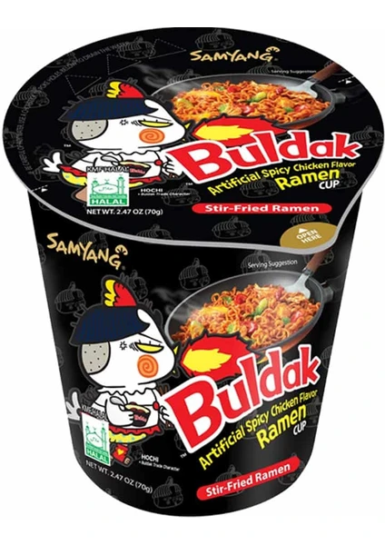 Buldak Ramen Orignal Mini Cup 70G (Helal Sertifikalı)