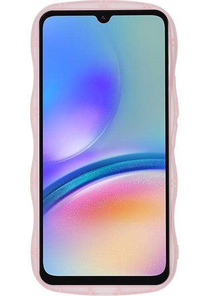 Samsung Galaxy A24 4G(162,1 x 77,6 x 8,3 Mm) Telefon Kılıfı Tpu Glitter Sparkle Dalgalı Kenar Kabuk-Şeffaf Pembe (Yurt Dışından) indirimleri