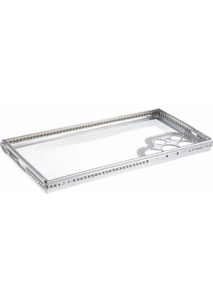 Samsung Galaxy S22 Ultra 5g Kılıf Bling Rhinestones Yumuşak Tpu Telefon Kapağı-Gümüş (Yurt Dışından) modelleri