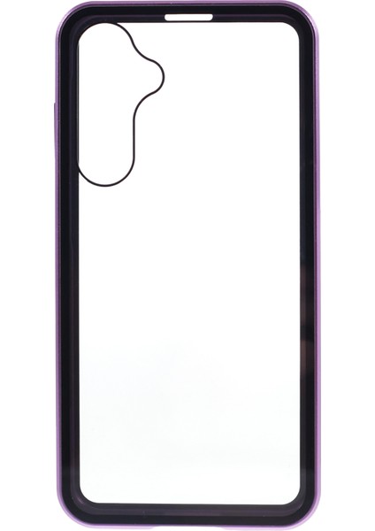 Samsung Galaxy A35 5g Kılıf Manyetik Tam Koruma Şeffaf Telefon Kapağı-Mor (Yurt Dışından) fiyatları