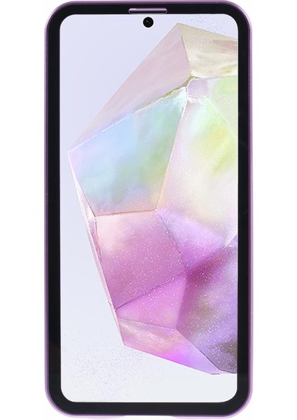 Samsung Galaxy A35 5g Kılıf Manyetik Tam Koruma Şeffaf Telefon Kapağı-Mor (Yurt Dışından) modelleri