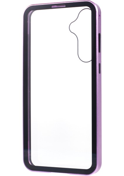 Samsung Galaxy A35 5g Kılıf Manyetik Tam Koruma Şeffaf Telefon Kapağı-Mor (Yurt Dışından) fırsatları