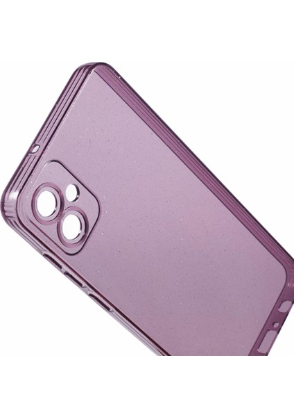 Samsung Galaxy A05 4g Kılıf Bling Sparkly Tpu Telefon Kılıfı-Şeffaf Mor (Yurt Dışından)