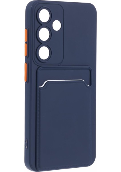 Samsung Galaxy A35 5g Tpu Kılıf Kart Yuvası Koruyucu Telefon Kapağı-Koyu Mavi (Yurt Dışından) modelleri