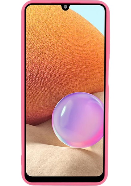 Samsung Galaxy A32 4g (Ab Versiyonu) Için Tpu Kılıf Ka Kaplamalı Ceket Arka Telefon Kapağı-Gül (Yurt Dışından)