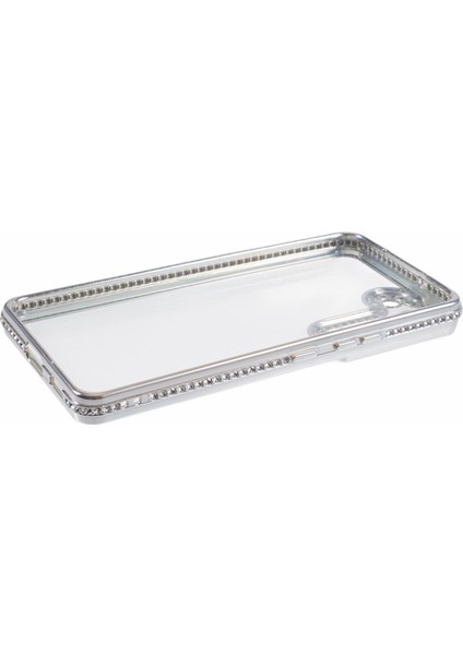 Samsung Galaxy S22 5g Kılıf Için Tpu Damla Koruma Bling Rhinestones Dekor Telefon Kabuk-Gümüş (Yurt Dışından) fırsatları