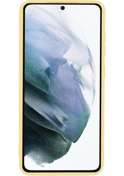 Samsung Galaxy S22+5G Kılıf Aşağı Ceket Tpu Güçlendirilmiş Köşeler Telefon Koruyucu-Sarı (Yurt Dışından)