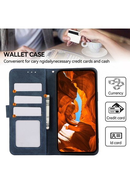 Samsung Galaxy A12 Için Drop Proof Cep Telefonu Kılıfı Rfıd Engelleme Standı Kapak-Mavi (Yurt Dışından) indirimleri