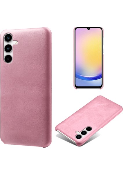 Samsung Galaxy A15 5g Kılıf Dana Dokulu Pu Deri + Pc Sert Telefon Kapağı-Gül Altın (Yurt Dışından)
