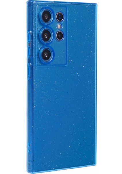 Samsung Galaxy S21 Ultra 5g Darbeye Dayanıklı Kılıf Parıltılı Yüzey Tpu Ince Telefon Kapağı-Şeffaf Mavi (Yurt Dışından) fiyatları