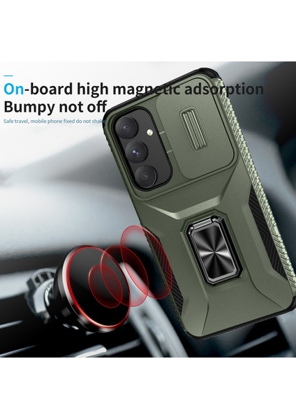 Samsung Galaxy A55 5g Kılıf Için Tpu+Pc Kamera Lens Koruma Kickstand Telefon Kapağı-Yeşil (Yurt Dışından) indirimleri