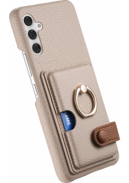 Samsung Galaxy A05S 4g Telefon Kılıfı Pu+Pc+Tpu Kickstand Telefon Kapağı-Haki Gri (Yurt Dışından) fırsatları