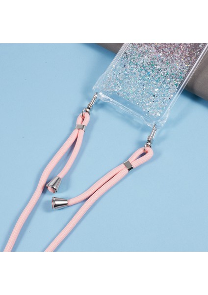 Samsung Galaxy A34 5g Kapak Gradyan Tpu+Akrilik Askılı Cep Telefonu Kılıfı-Pembe+Yeşil (Yurt Dışından) fırsatları