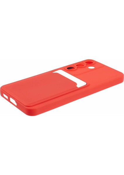 Samsung Galaxy A55 5g Kılıf Kart Yuvası Çizilmez Yumuşak Tpu Telefon Arka Kapak-Kırmızı (Yurt Dışından) indirimleri