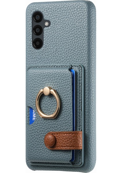 Samsung Galaxy A24 4G(162.1 x 77.6 x 8.3mm) Kılıf Kart Tutucu Telefon Kılıfı Halkalı Kickstand-Bebek Mavisi (Yurt Dışından) fiyatları