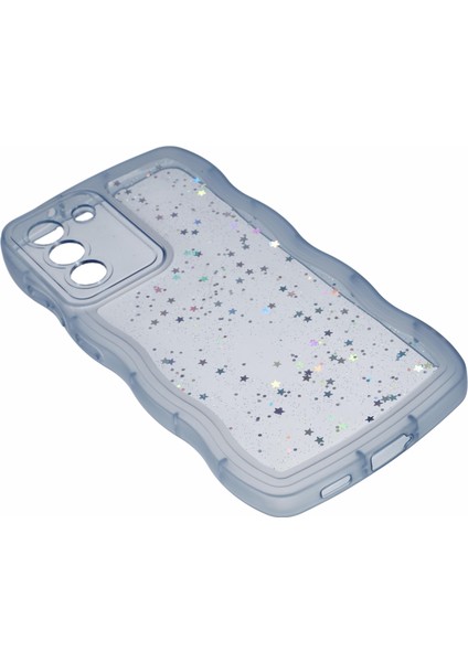 Samsung Galaxy S22 5g Tpu Kılıf Darbeye Dayanıklı Epoksi Telefon Kapağı Dalgalı Kenar-Şeffaf Mavi (Yurt Dışından) indirimleri
